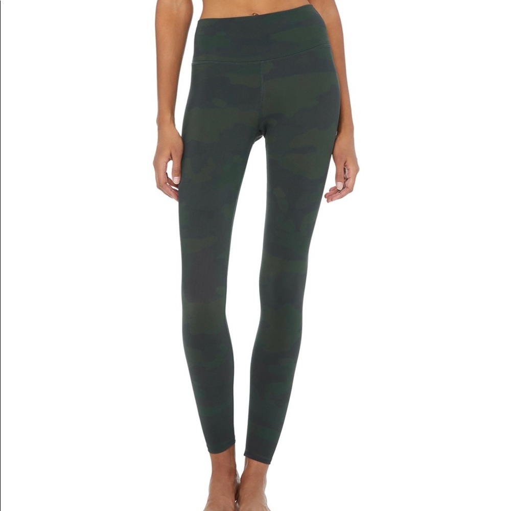 Alo Yoga High Waist Camo Vapor Leggings